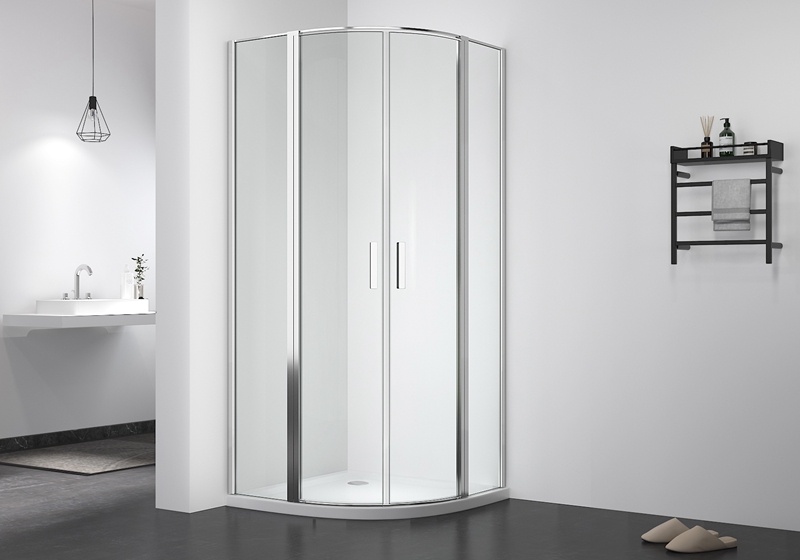 PV 1905 6 mm glazen sectordraaipunt plus douchewand